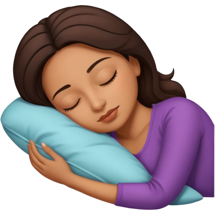 Latina baddie sleeping emoji