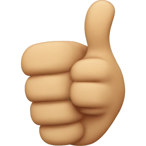thumbs-up emoji