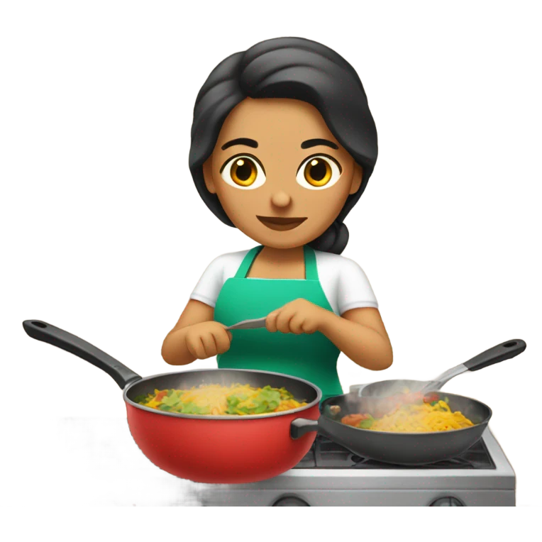 Mexican mom cooking emoji