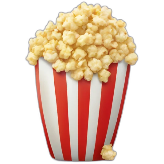 Popcorn sur un canapé emoji