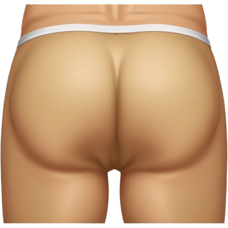 Blonde, white, Naked man, spreading butt cheeks, bent over, exposed ass hole, testicles, balls, looking back at camera emoji