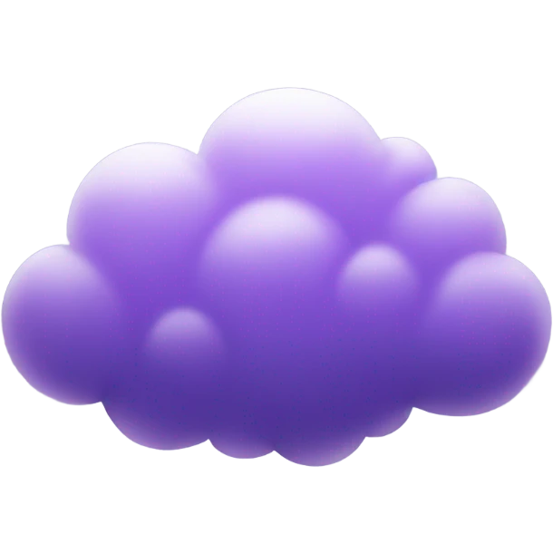 purple rain cloud emoji