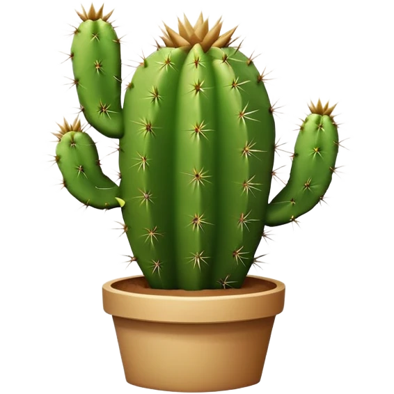 cactus plant with spines emoji