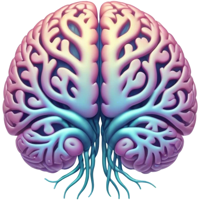 Hypnotized brain emoji