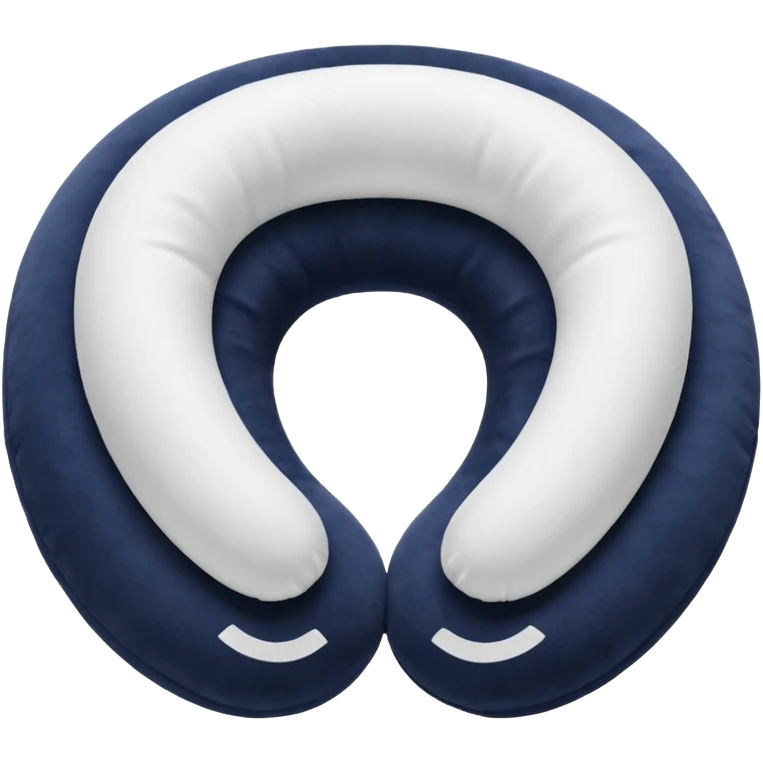 white Travel Neck Pillow emoji