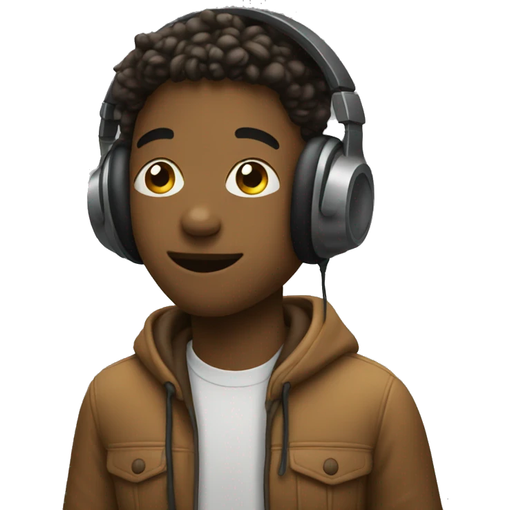 Listening to music  emoji