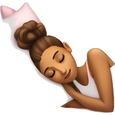 Ariana Grande sleeping emoji