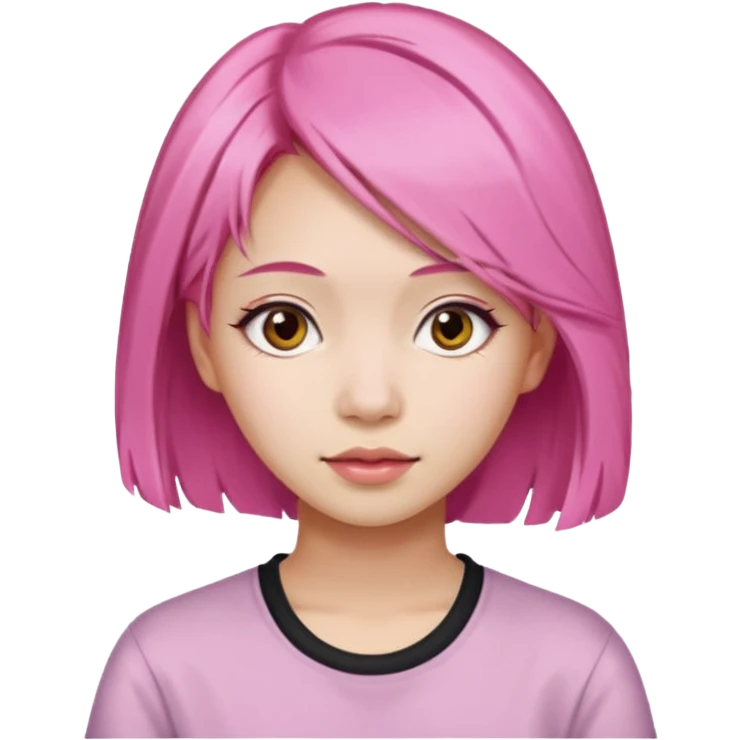 nam, tóc hồng, 20 tuổi  emoji