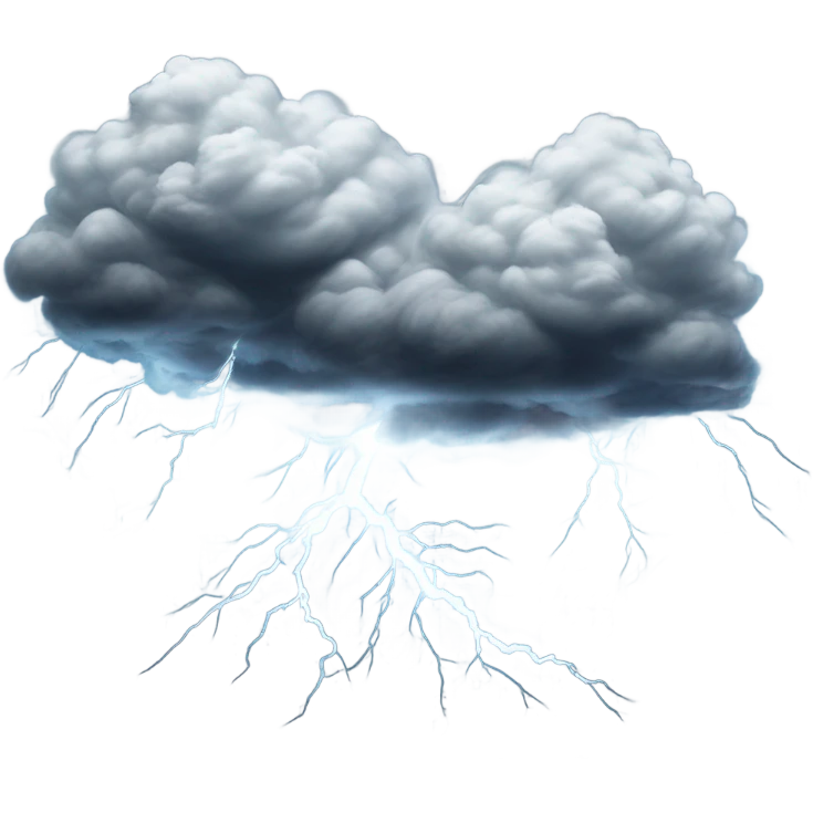 storm and calm weather emoji