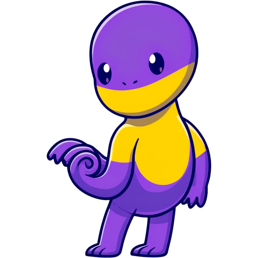 purple upper and under limbs emoji
