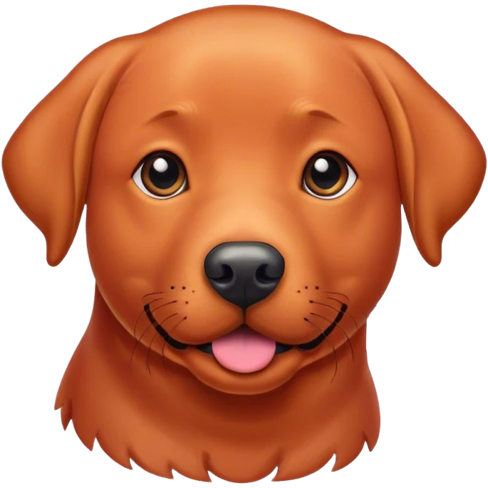 Red Labrador emoji