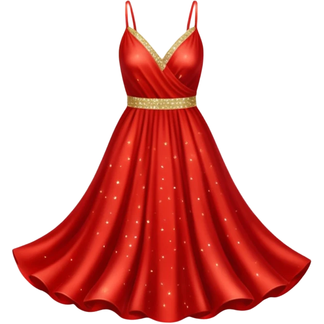 glitter red Summer emoji