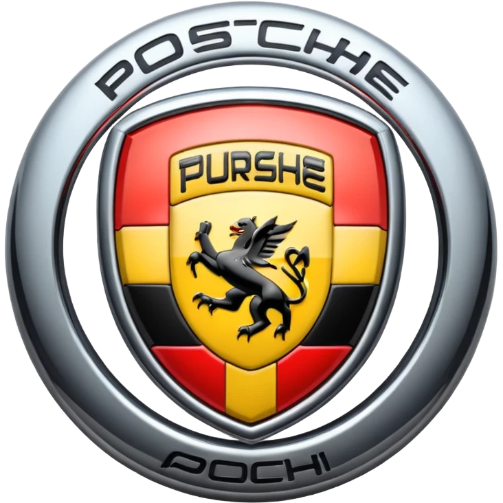 Generate an emoji of porsche logo emoji