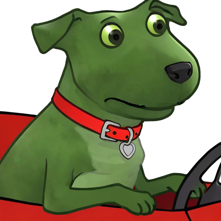 Hund im Auto emoji