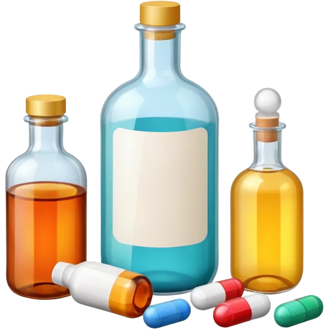 alcohol pills and drugs emoji