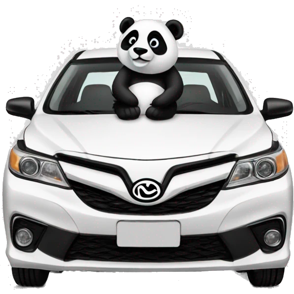 Panda on a Camry emoji