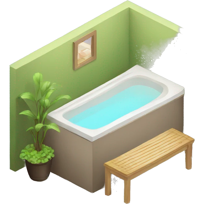 spa isometric emoji