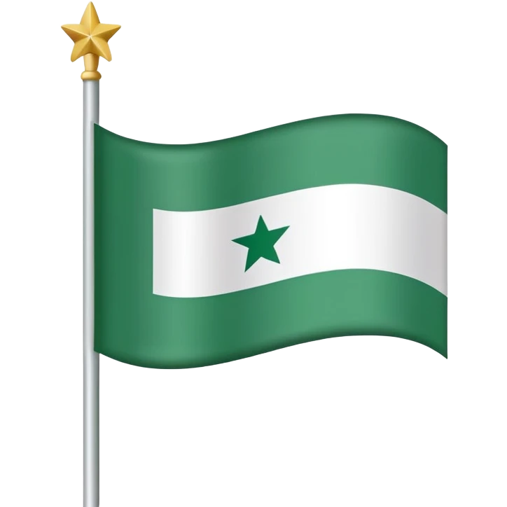 Syrian green flag emoji