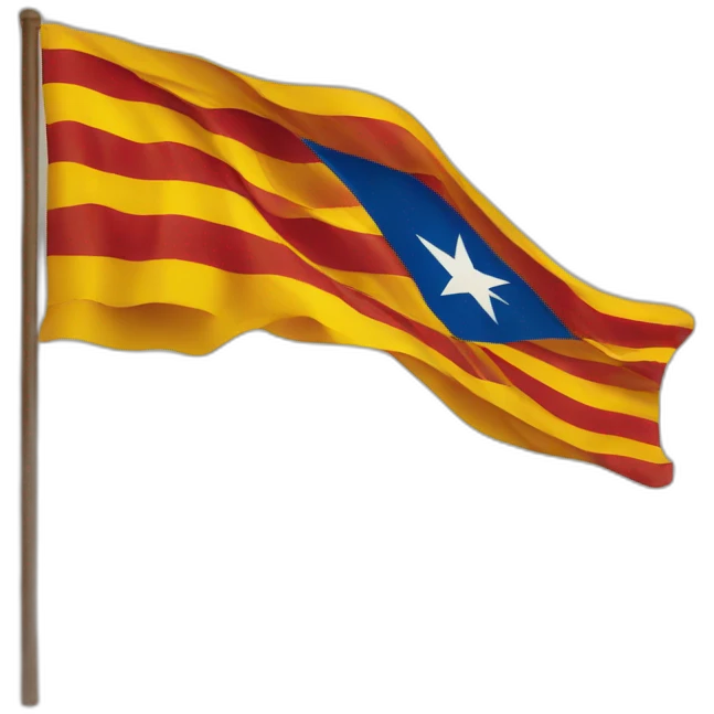 Catalonian independent flag emoji