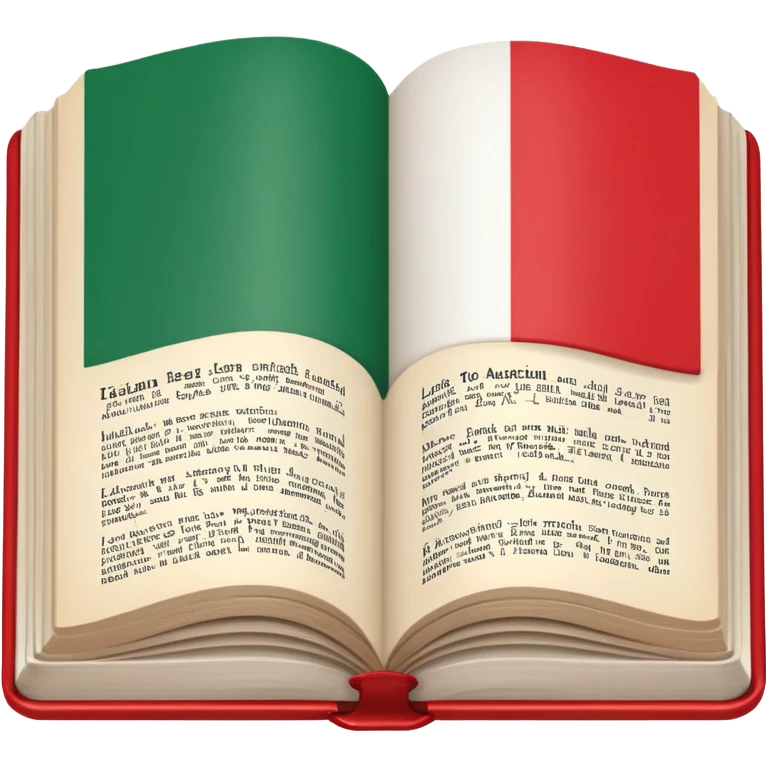 italian austrian flags in a dictionary emoji
