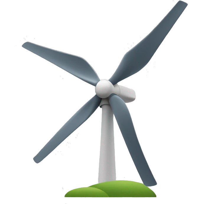 Wind turbine emoji