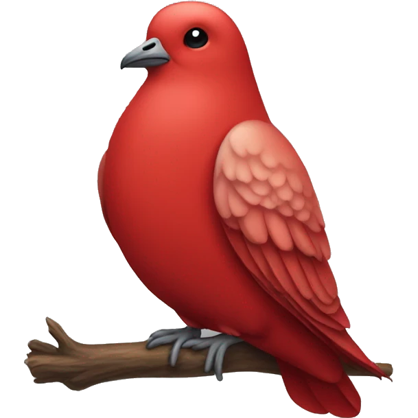 red dove emoji
