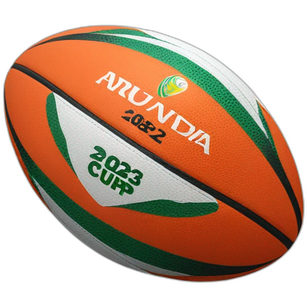 The 2023 World Cup rugby ball emoji