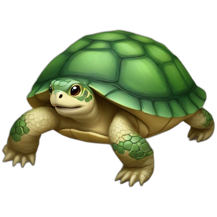 Tortue sur loutre emoji