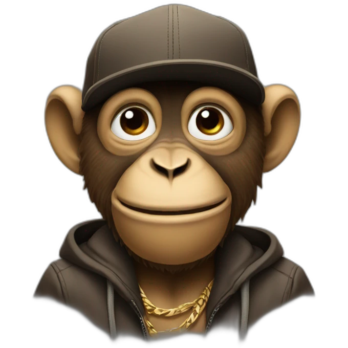 hiphop monkey emoji