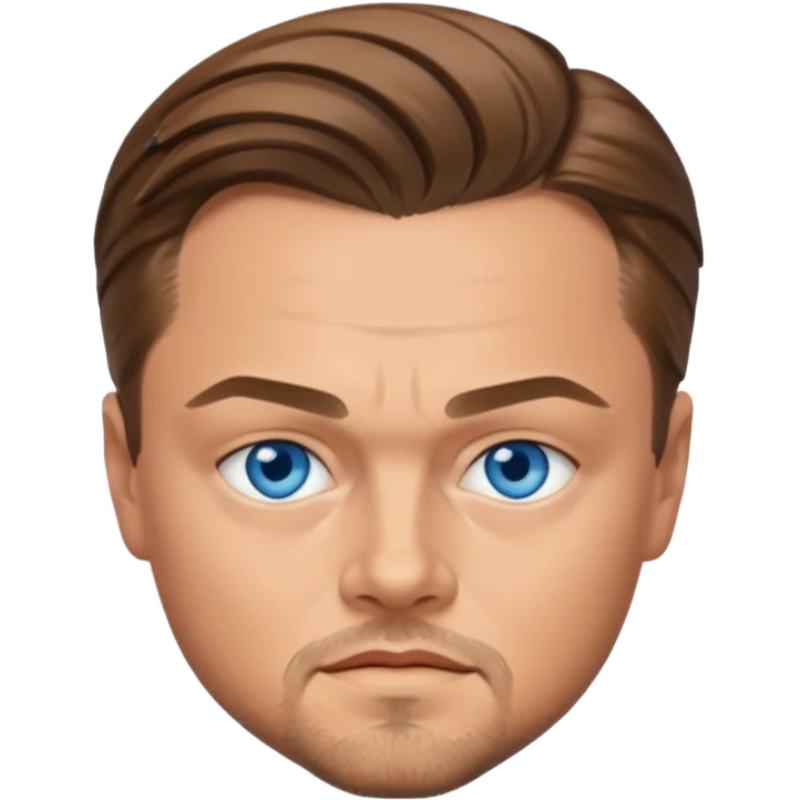 Leonardo DiCaprio with blue eyes emoji