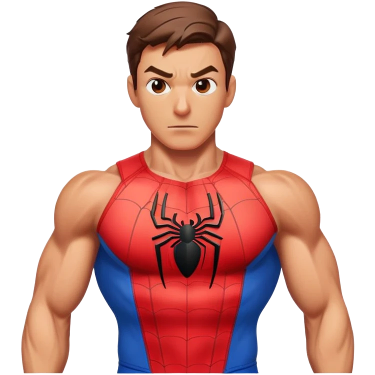 Gym spider man  emoji