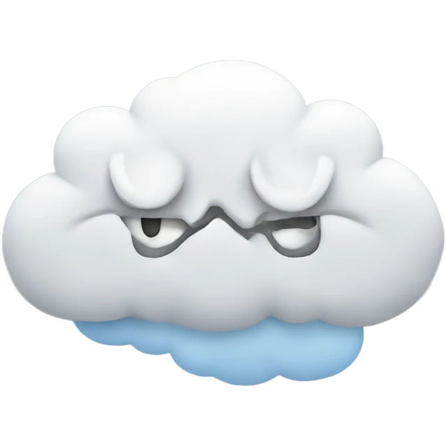idea cloud emoji