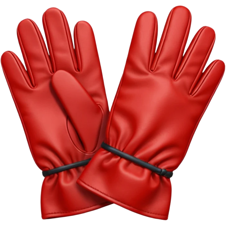 сделай красные перчатки emoji