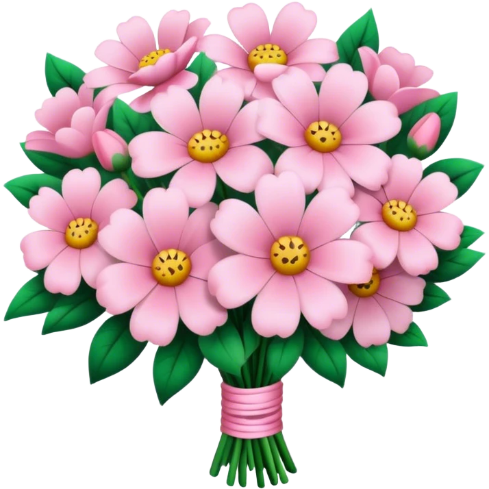 pale pink flower bouquet  emoji