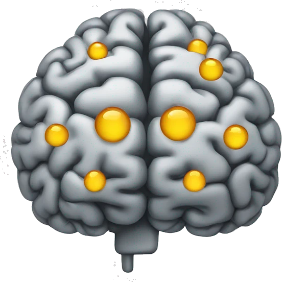 brain with plugs emoji