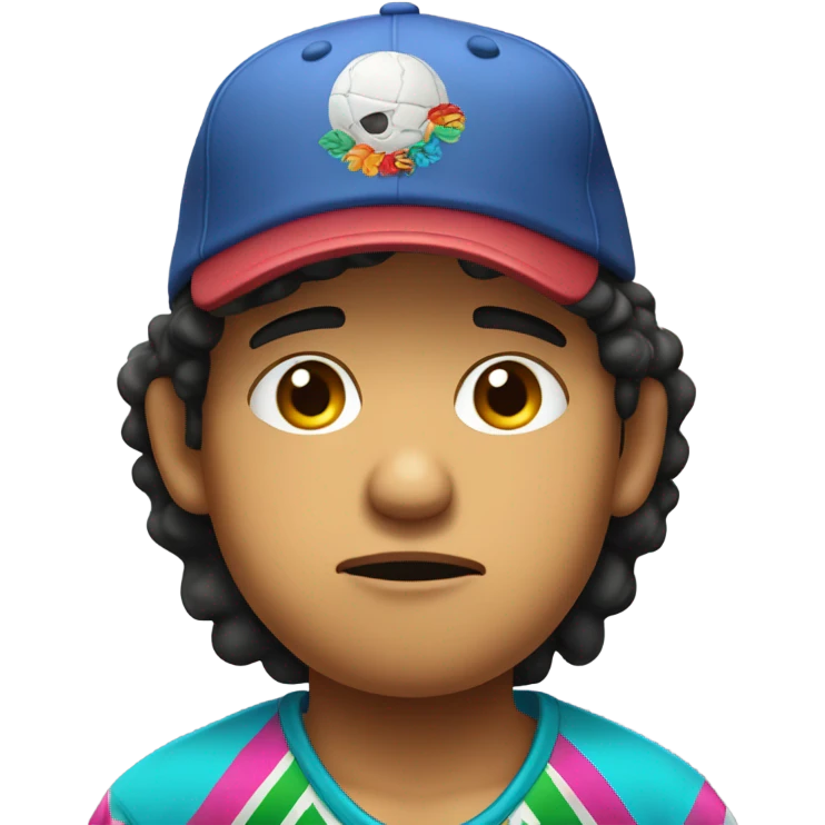 Sad mexican boy emoji