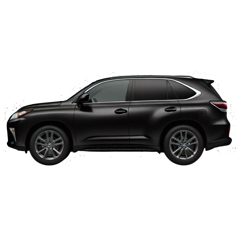 black lexus car emoji