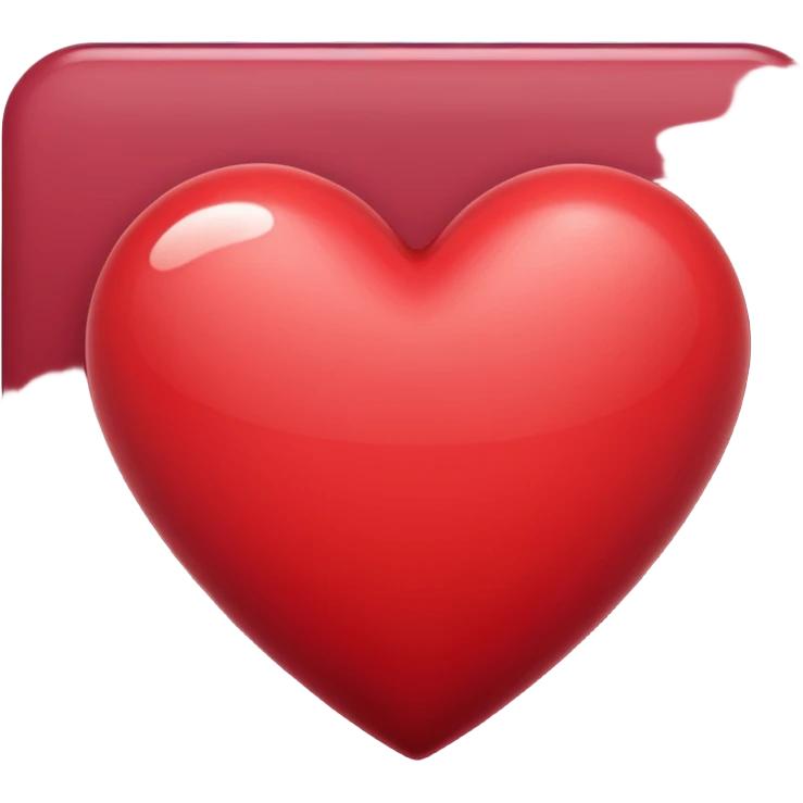 Bordeaux heart  emoji