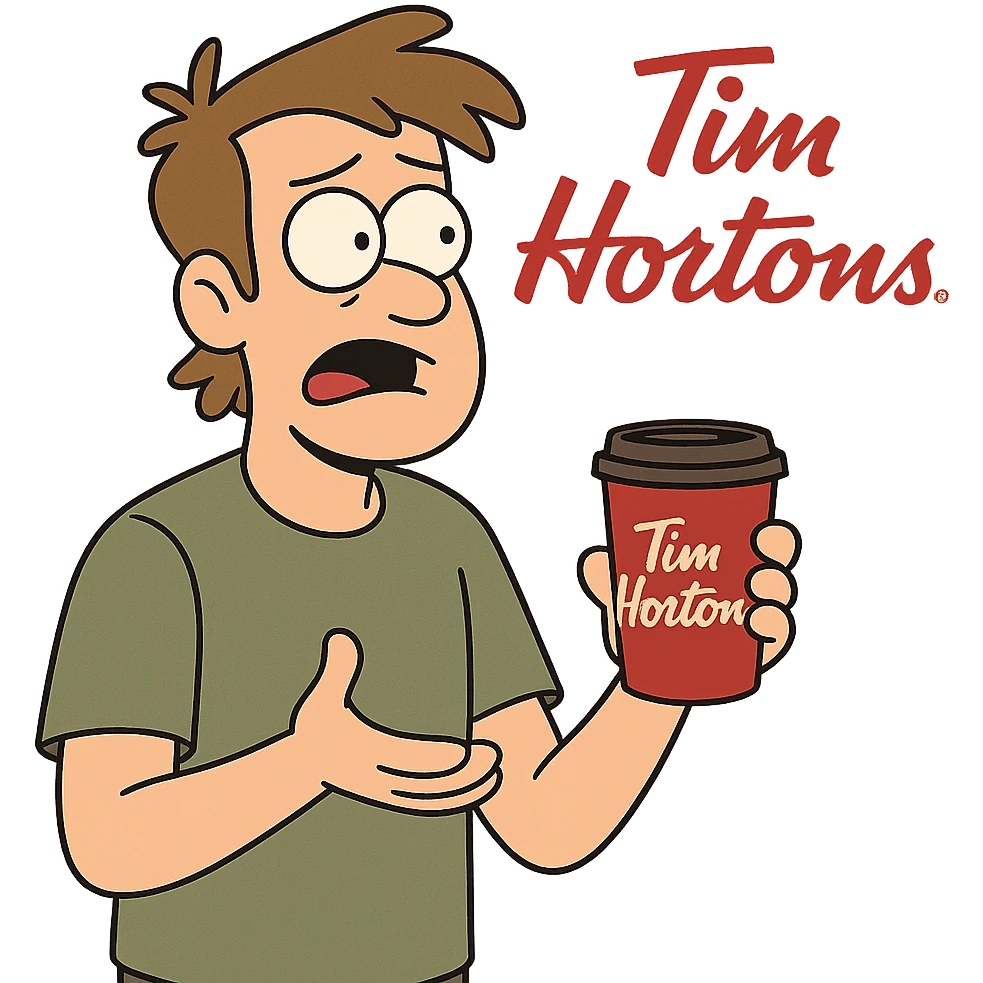 Tim Hortons logo emoji