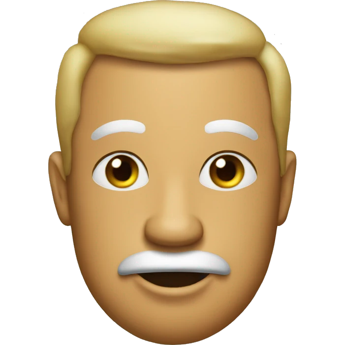 president of potato country (he is potato) emoji