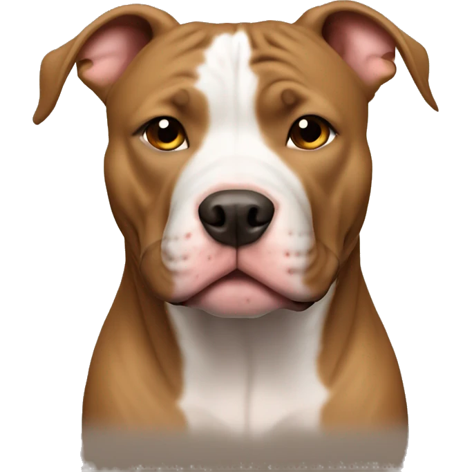 Pitbull light brown emoji