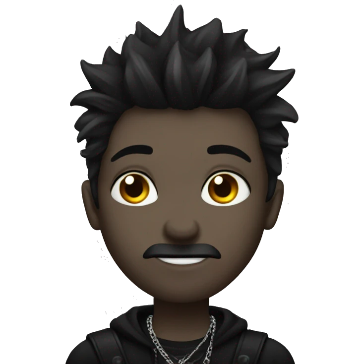 Goth male emoji