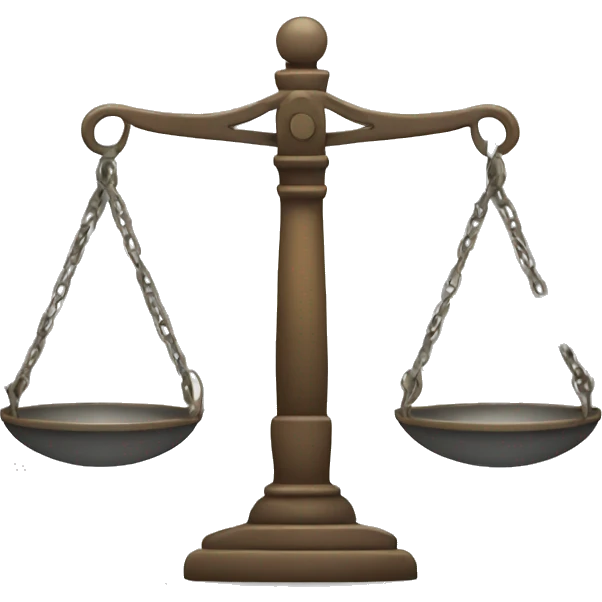 a person holding scales emoji