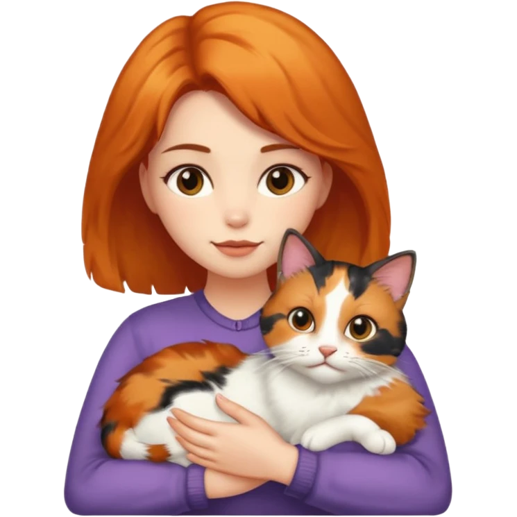 women with cat emoji