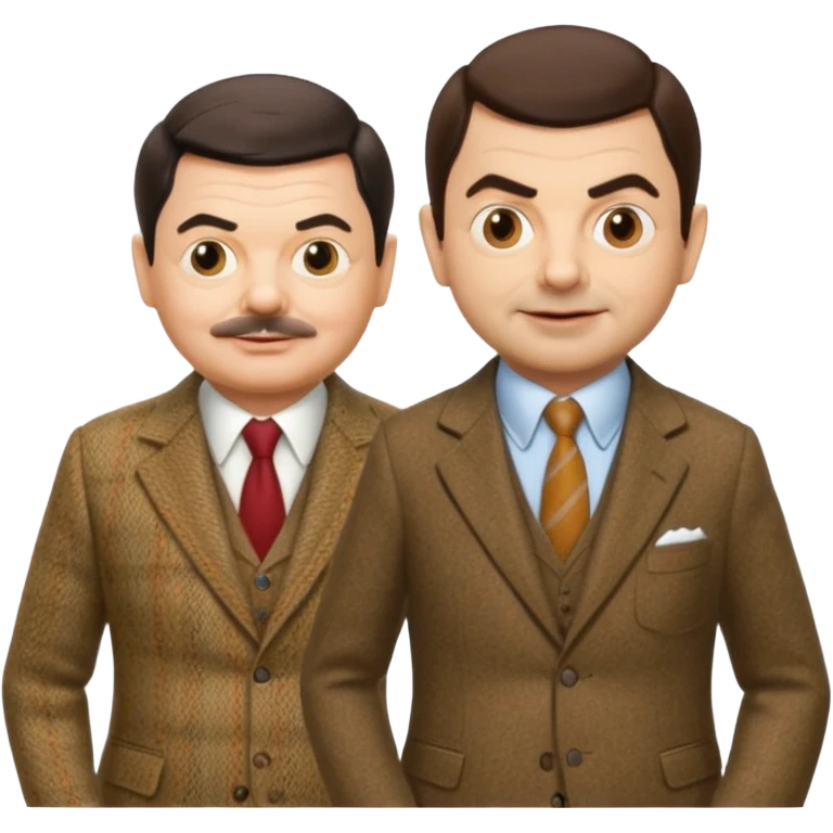 Benny Hill and Mr bean emoji