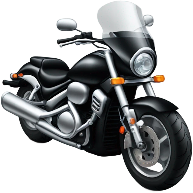 Black Suzuki boulevard M109R emoji