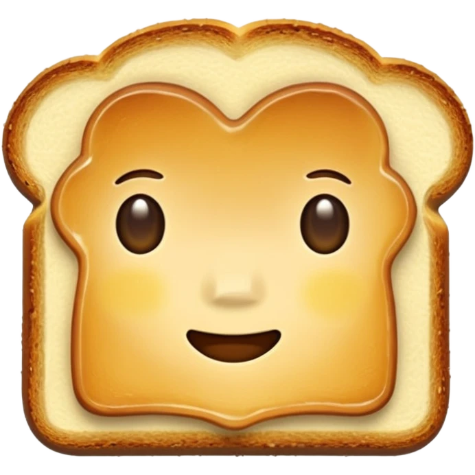 toast sans visage emoji