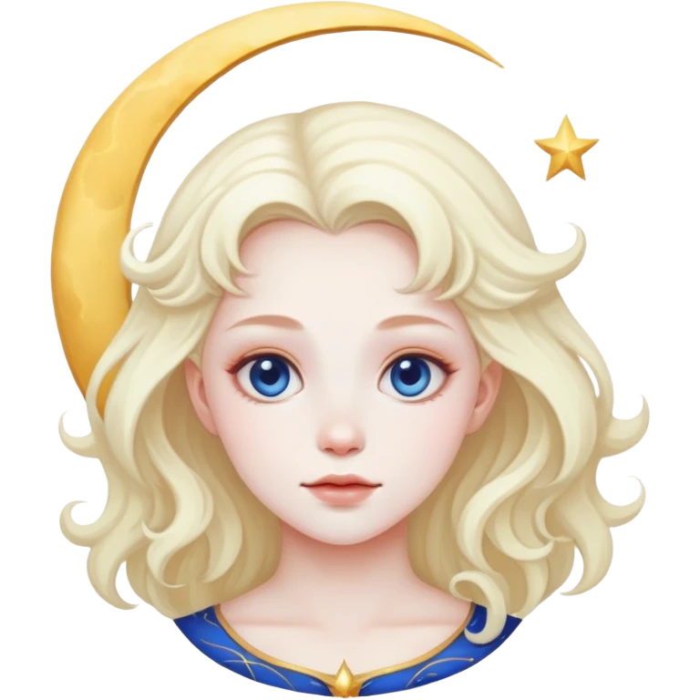 Moon girl  emoji