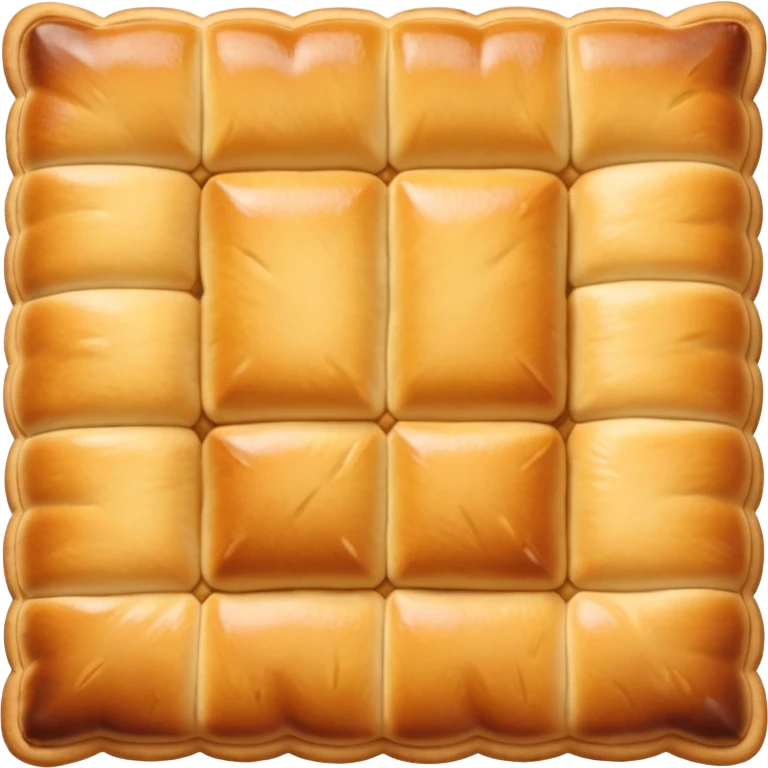 poğaça, golden brown Turkish pastry, simple and appetizing emoji
