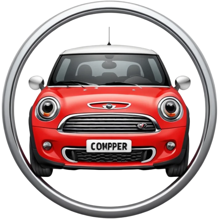 Draw mini cooper logo  emoji